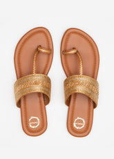 Amber Glow - Flat kolhapuri