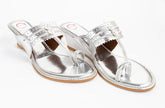 Silver Wedge heel