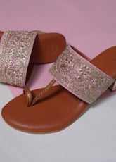 Adaah, Embroidered Block Heel Kolhapuri
