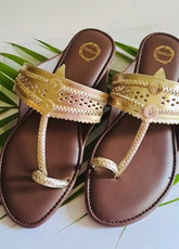 Raunaq - Brown Flat Kolhapuri