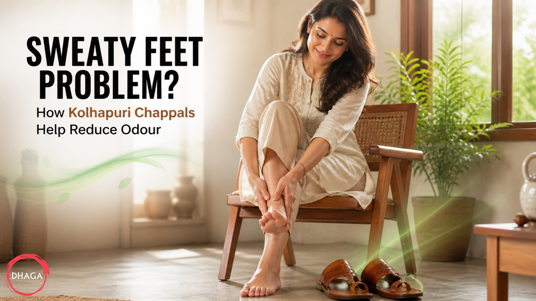 Sweaty Feet Problem? How Kolhapuri Chappals Help Reduce Odour