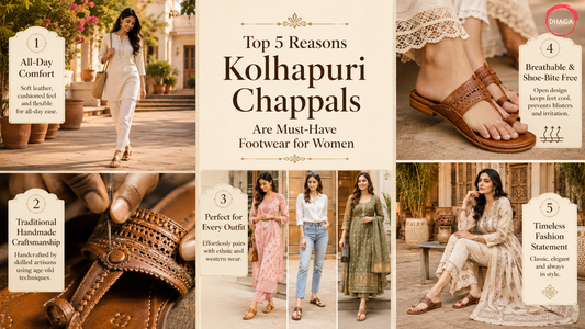 Top 5 Reasons Kolhapuri Chappals Are Must-Have Footwear for Women