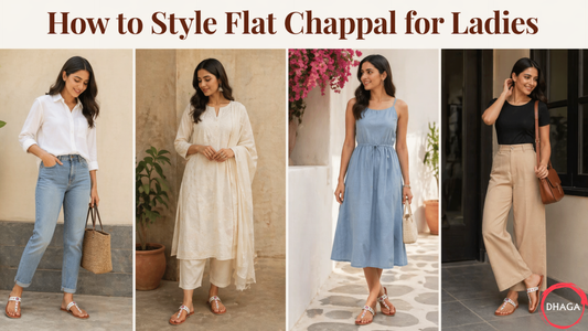 How to Style Flat Chappal for Ladies with Every Outfit