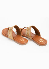 Amber Glow - Flat kolhapuri