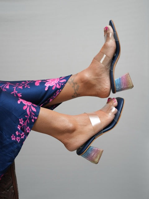 Bollywood masala Block heel sandals