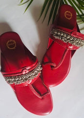 Rajwada Red - Maroon Kolhapuri