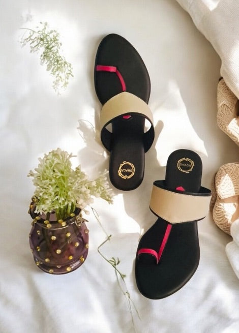 Urban Pop - Bold color  Block Heel Kolhapuri