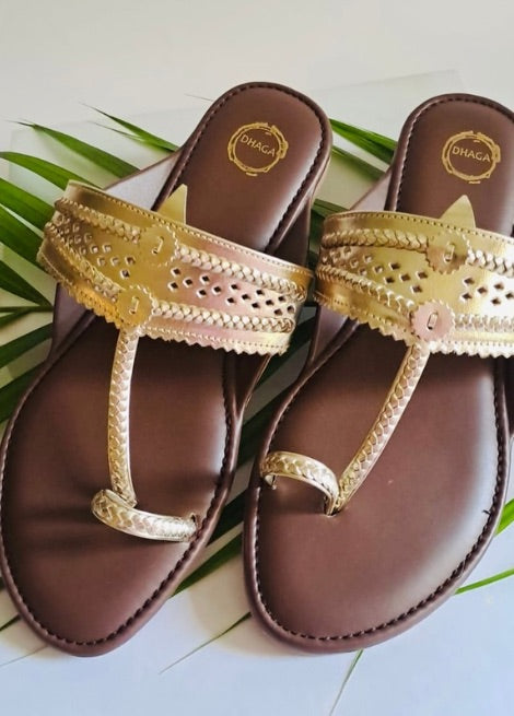 Raunaq - Brown Flat Kolhapuri