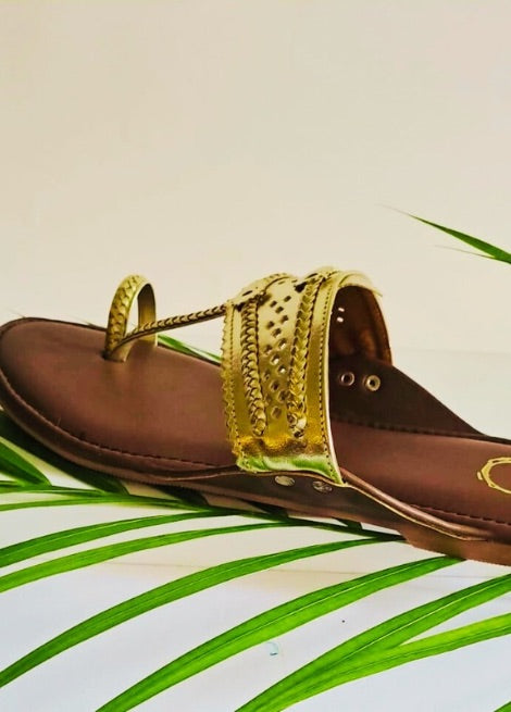 Raunaq - Brown Flat Kolhapuri