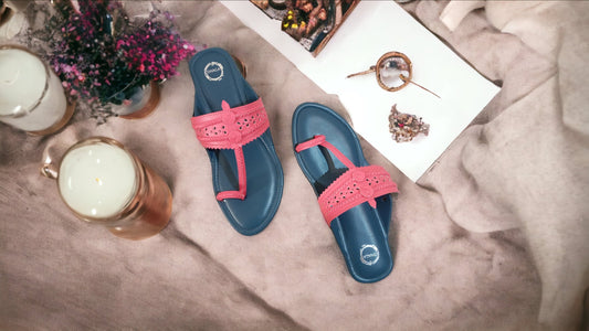 Noble One - Blue color kolhapuri