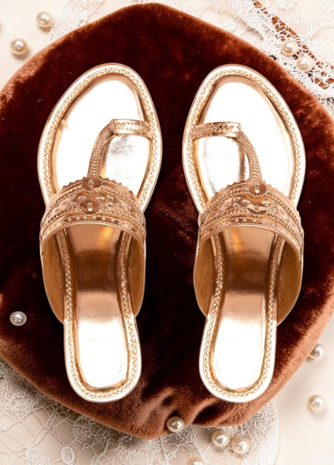 Rose Gold Wedges heels