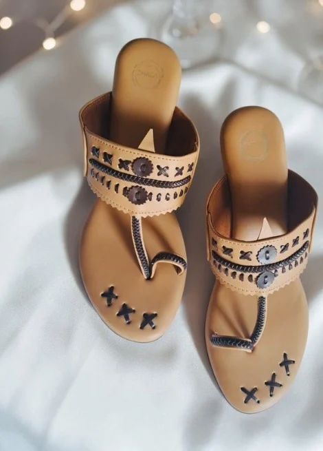 Brown Oasis - Tan brown wedge heels